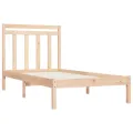 Cadre de lit bois massif 90x190 cm simple