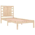 Cadre de lit bois massif 90x190 cm simple