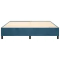 cadre de lit Bleu foncé 200x200 cm Velours
