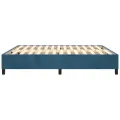 cadre de lit Bleu foncé 200x200 cm Velours