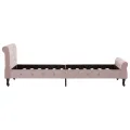 Cadre de lit Rose Velours 90 x 200 cm