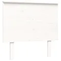 Cadre de lit avec tête de lit blanc 90x200 cm bois massif