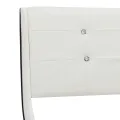 Cadre de lit Blanc Similicuir 160x200 cm