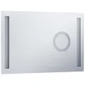 Miroir mural à LED de salle de bain et capteur tactile 100x60cm