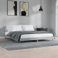 Cadre de lit sonoma gris 180x200 cm bois d'ingénierie