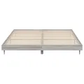 Cadre de lit sonoma gris 180x200 cm bois d'ingénierie