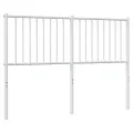 Tête de lit métal blanc 135 cm