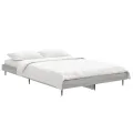 Cadre de lit sonoma gris 120x190 cm bois d'ingénierie