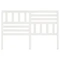 Tête de lit Blanc 126x4x100 cm Bois massif de pin
