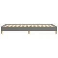 Cadre de lit Gris foncé 100 x 200 cm Tissu
