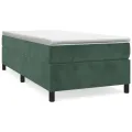 cadre de lit Vert foncé 80x200 cm Velours