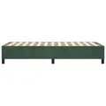 cadre de lit Vert foncé 80x200 cm Velours