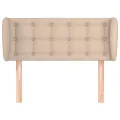 Tête de lit avec oreilles Cappuccino 103x23x78/88 cm Similicuir