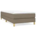 cadre de lit Taupe 90x200 cm Tissu