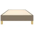 cadre de lit Taupe 90x200 cm Tissu