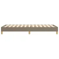 cadre de lit Taupe 90x200 cm Tissu