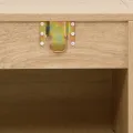 Ensemble de meubles salle de bain 2 pcs chêne bois d'ingénierie