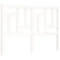 Cadre de lit avec tête de lit blanc 140x190 cm bois massif