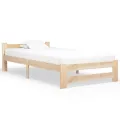 Cadre de lit Bois de pin massif 100x200 cm