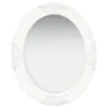 Miroir mural style baroque 50x60 cm Blanc