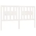 Tête de lit Blanc 146x4x100 cm Bois massif de pin