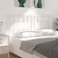 Tête de lit Blanc 146x4x100 cm Bois massif de pin
