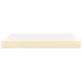 Matelas de lit à ressorts ensachés Crème 140x190x20 cm Tissu