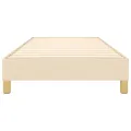 cadre de lit Crème 80x200 cm Tissu