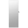 Armoire à bijoux avec miroir et éclairage LED mural noir