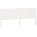 Tête de lit Blanc 205,5x4x100 cm Bois massif de pin