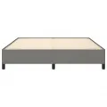 Cadre de lit Gris foncé 180 x 200 cm Tissu