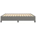 Cadre de lit Gris foncé 180 x 200 cm Tissu