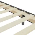 cadre de lit Gris foncé Tissu 100x200 cm