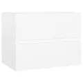 Ensemble de meubles de salle de bain Blanc Aggloméré