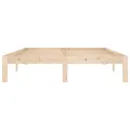 Cadre de lit Bois de pin massif 140x200 cm