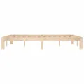 Cadre de lit Bois de pin massif 140x200 cm
