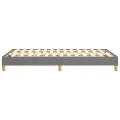 cadre de lit Gris foncé 120x200 cm Tissu