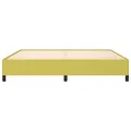 Cadre de lit Vert 200x200 cm Tissu