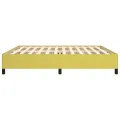 Cadre de lit Vert 200x200 cm Tissu