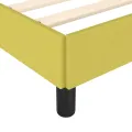 Cadre de lit Vert 200x200 cm Tissu