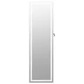 Armoire à bijoux avec miroir et éclairage LED mural blanc
