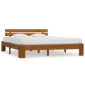 Cadre de lit Marron miel Bois de pin massif 180 x 200 cm