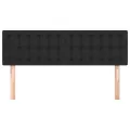 Têtes de lit 2 pcs Noir 72x5x78/88 cm Similicuir
