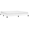 Cadre de lit Blanc 200x200 cm Similicuir
