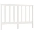 Tête de lit Blanc 146x4x100 cm Bois massif de pin