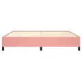 Cadre de lit Rose 200x200 cm Velours
