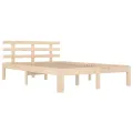 Cadre de lit bois massif 140x190 cm
