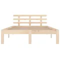 Cadre de lit bois massif 140x190 cm