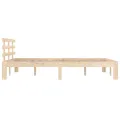 Cadre de lit bois massif 140x190 cm