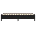 Cadre de lit Noir 80x200 cm Tissu